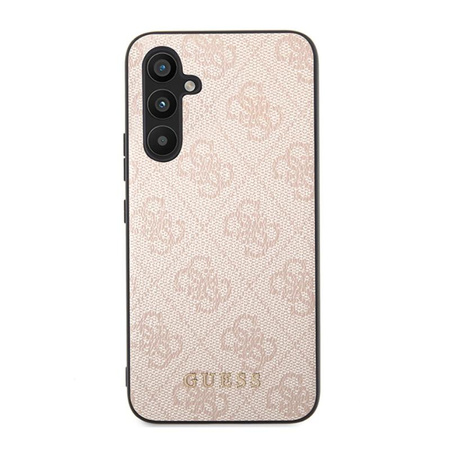 Guess 4G fém arany logó - Samsung Galaxy A54 5G tok (rózsaszín)