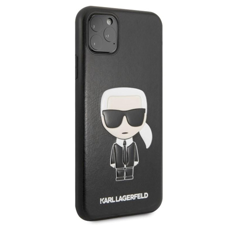 Karl Lagerfeld Iconic Karl Embossed Fullbody - pouzdro pro iPhone 11 Pro Max (černé)