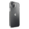 Speck Presidio Perfect-Clear s třpytkami - pouzdro pro iPhone 14 Plus s povrchovou úpravou MICROBAN (čiré / zlaté třpytky)