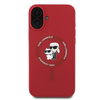 Karl Lagerfeld Silikon Karl & Choupette Ring MagSafe - iPhone 16 Plus Hülle (rot)