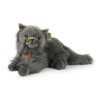 Rappa - Plyšový realistický maskot perské kočky ležící 30 cm Ekologicky šetrný