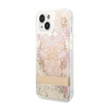 Guess Liquid Glitter Paisley - iPhone 14 Tasche (Gold)