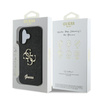Guess Fixed Glitter Big 4G - iPhone 16 Plus Case (black)