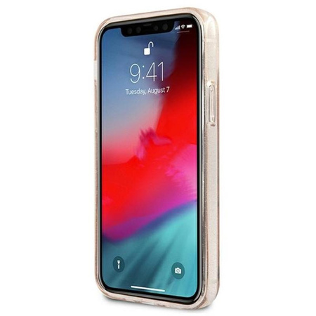 Guess Glitter 4G Big Logo - iPhone 12 Pro Max tok (arany)