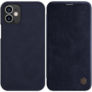 Nillkin Qin Ledertasche - Tasche für Apple iPhone 12 Mini (Blau)
