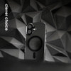Crong Clear MAG Pro - iPhone 16 MagSafe tok (fekete)