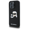 Karl Lagerfeld Silicone Double Heads Print MagSafe - Case iPhone 16 Pro (black)