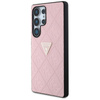 Guess Hot Stamp 4G Pattern Triangle Metal Logo - Samsung Galaxy S25 Ultra Case (pink)