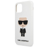 Karl Lagerfeld Fullbody Silicone Iconic - pouzdro pro iPhone 11 (bílé)