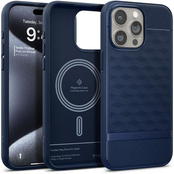 Spigen Caseology Parallax MagSafe - Gehäuse für iPhone 15 Pro (Mitternachtsblau)