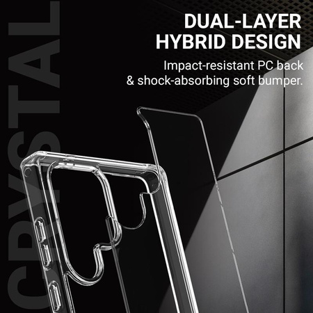 Crong Crystal Shield Cover - Samsung Galaxy S25 Case (transparent)