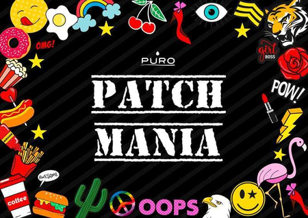 PURO Patch Mania - Etui Samsung Galaxy A3 (2017) comprenant 5 autocollants (jaune)
