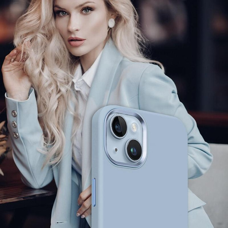 Crong Color Cover LUX Magnetic - iPhone 15 Plus MagSafe Case (Blue)