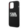 Karl Lagerfeld Silicone Stack Logo - Coque iPhone 13 Pro Max (noir)