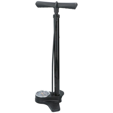 Dunlop - Bicycle floor pump with pressure gauge