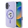 Karl Lagerfeld Silicone Karl & Choupette Ring MagSafe - iPhone 16 Plus Case (purple)