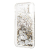 Karl Lagerfeld Signature Glitter Case - iPhone Xs / X Case (Floating Charms)