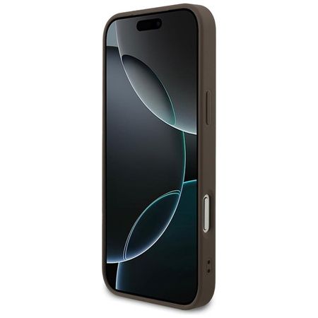 ETUI MAGSAFE GUESS DO IPHONE 17 PRO MAX BRĄZOWE CASE MAGNETYCZNE ELEGANCKIE