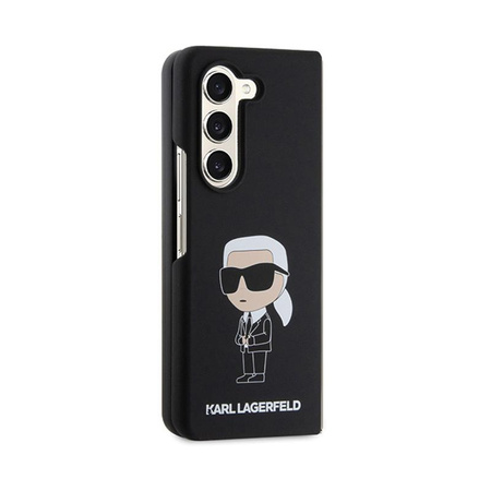 Karl Lagerfeld Silicone Ikonik - pouzdro Samsung Z Fold 5 (černé)