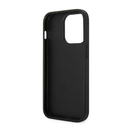 Karl Lagerfeld Monogram Stripe - Etui iPhone 14 Pro (zielony)