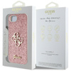 Guess Fixed Glitter Big 4G - Tasche für iPhone 16e (rosa)