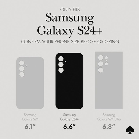 Kate Spade New York védőtok - Samsung Galaxy S24+ tok (szétszórt virágok)