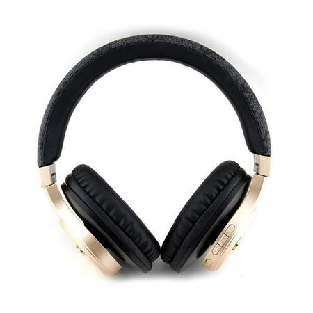 Guess 4G Script Metal Logo - Casque intra-auriculaire sans fil Bluetooth V5.3 (noir)