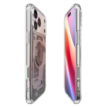 ETUI DO IPHONE 17 PRO do MAGSAFE SPIGEN ULTRA HYBRID ORYGINALNE BEZBARWNE