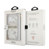 Guess Marble Strap - Coque iPhone 13 (gris)