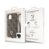 Guess Crossbody 4G Metal Logo - iPhone 14 Case (brown)