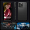 Spigen Liquid Air - Hülle für iPhone 15 Pro Max (Mattschwarz)