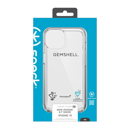 Speck Gemshell - iPhone 14 / iPhone 13 Case with MICROBAN Coating (Clear)