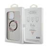Guess IML Flowers Wreath MagSafe - iPhone 15 Pro Max Tasche (schwarz)