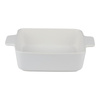 Alpina - Quadratische ofenfeste Keramikform 26,5 x 20,5 x 6,7 cm (weiß)