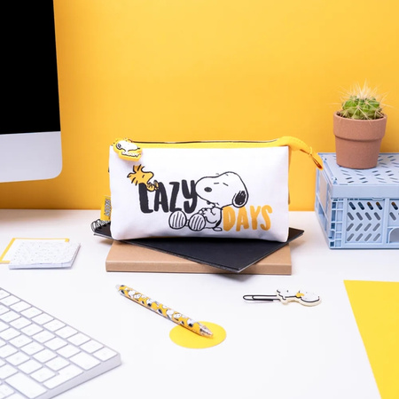 Snoopy – Federmäppchen mit 3 Fächern aus der Kollektion „Lazy Days“