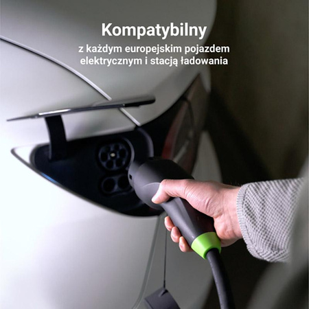 Green Cell - Nabíjecí kabel GC Snap Type 2 EV 22 kW 7 m pro Tesla Model 3 / S / X / Y, Kia EV6, Hyundai IONIQ 5, BMW i3, Ford Mach-E