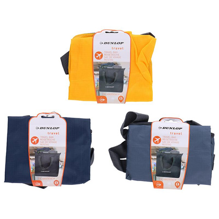 Dunlop - Travel bag, foldable hand luggage (gray)