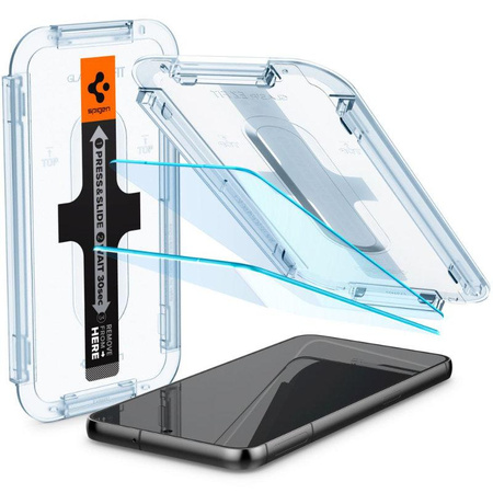 Spigen Glas.TR EZ Fit 2er-Pack - Gehärtetes Glas 2 Stück. für Samsung Galaxy S23+
