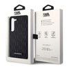 Karl Lagerfeld Saffiano Monogram Metal Logo - Case for Samsung Galaxy S23+ (Black)