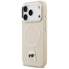 ETUI DO IPHONE 17 PRO MAX do MAGSAFE KARL LAGERFELD ORYGINALNE BEŻOWE MODNE