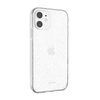 Crong Glitter Case - Etui iPhone 12 / iPhone 12 Pro (przezroczysty/srebrny)