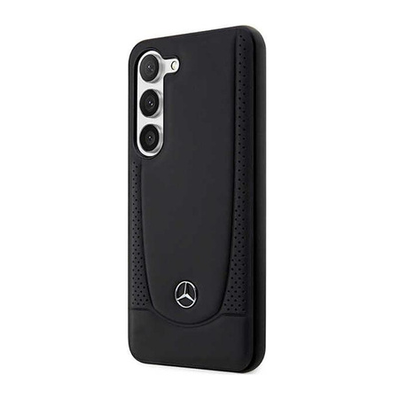 Mercedes Leder Urban Line - Hülle für Samsung Galaxy S23 (Schwarz)