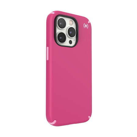 Speck Presidio2 Pro MagSafe - Antibakteriální pouzdro pro iPhone 14 Pro (Digitalpink / Blossompink / White)