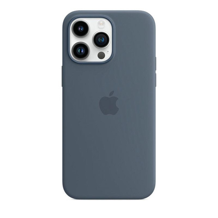 Apple Silicone Case - Silicone Case with MagSafe for iPhone 14 Pro Max (storm blue)