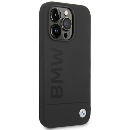 BMW Silicone Signature Logo Magsafe - Etui iPhone 14 Pro (czarny)
