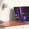 Spigen ArcStation Pro GaN-1402 - Napájecí nabíječka 2x USB-C 140W (bílá)