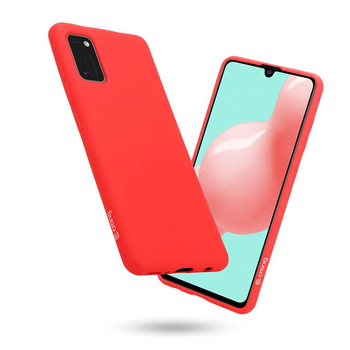 Crong Color Cover - Etui Samsung Galaxy A41 (czerwony)