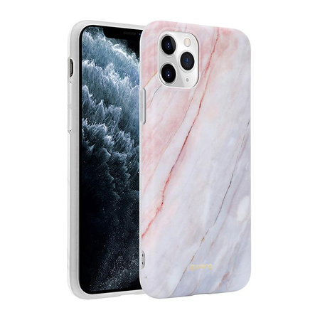 Crong márvány tok - iPhone 11 Pro tok (rózsaszín)