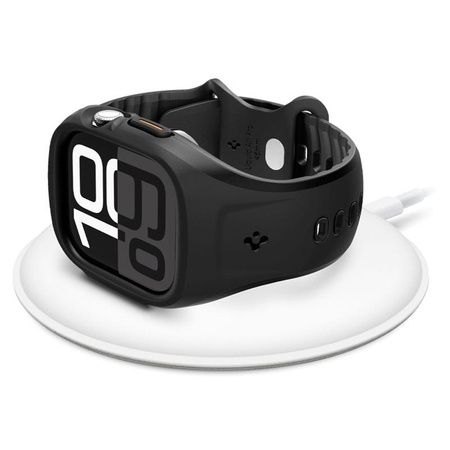 Spigen Liquid Air Pro - Strap with case for Apple Watch 10 46 mm (Matte Black)
