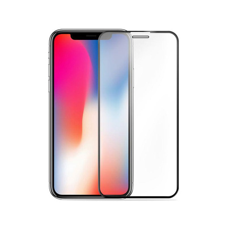 Crong Edge Glass 4D Full Glue - Szkło hartowane na cały ekran iPhone 11 Pro / iPhone Xs / X